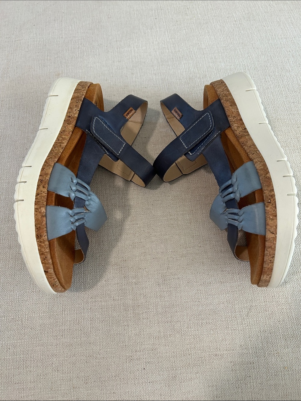 Pikolinos Palma Wedge Sandal, Denim, Size EU41/US10-10.5, NWOT Display pair - Picture 6 of 11